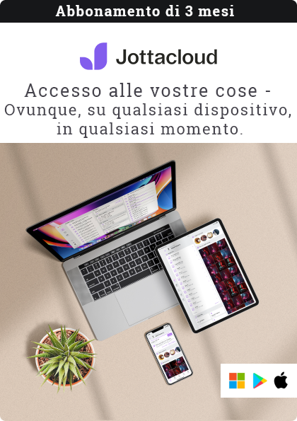Godetevi Jottacloud per 3 mesi, gratuitamente!