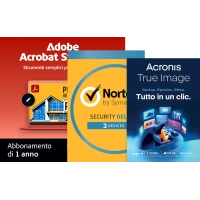 Adobe Acrobat Standard + Norton Security Deluxe + Acronis True Image Advanced