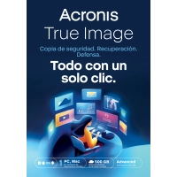 Acronis True Image Advanced 2026 | 1PC | 1 Año | 500 GB de Copia de Seguridad en la Nube Acronis True Image Advanced 2026 | 1PC | 1 Año | 500 GB de Copia de Seguridad en la Nube