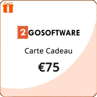 2GO Software | Carte Cadeau Universelle | 75 €