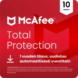 McAfee Total Protection 2026 | 10 Laitetta | 1 Vuosi