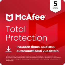 McAfee Total Protection 2026 | 5 Laitetta | 1 Vuosi