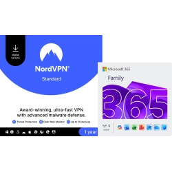 NordVPN | 10 Dispositivi | 1 Anno + Microsoft 365 Family
