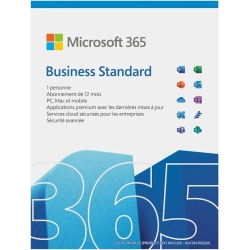 Microsoft 365 Business Standard | Abonnement annuel | 1 utilisateur | 15 appareils