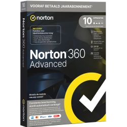 Norton 360 Advanced | 2026 | 10 Apparaten | 1 Jaar | Met 200 GB Cloud backup