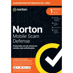 Norton Mobile Scam Defense | 1 Dispositivo | 1 Año
