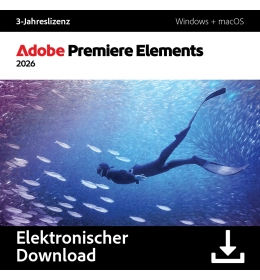 Adobe Premiere Elements 2026 für Windows &amp; MacOS