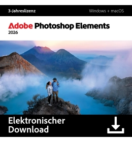 Adobe Photoshop Elements 2026 für Windows &amp; MacOS
