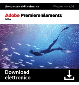 Adobe Premiere Elements 2026 per Windows &amp; MacOS