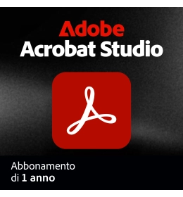 Adobe Acrobat Studio | 1 utente | 1 anno | 100GB Cloud