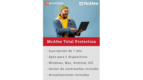 Jottacloud Home + McAfee Total Protection | 5 PC | 1 Año