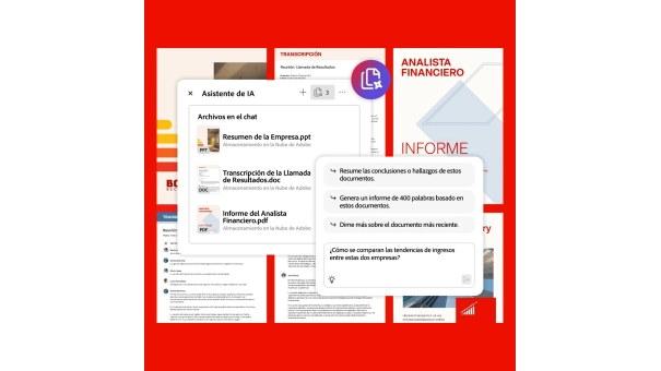 Adobe Acrobat Pro + Asistente de AI | 1 Usuario | 1 Año