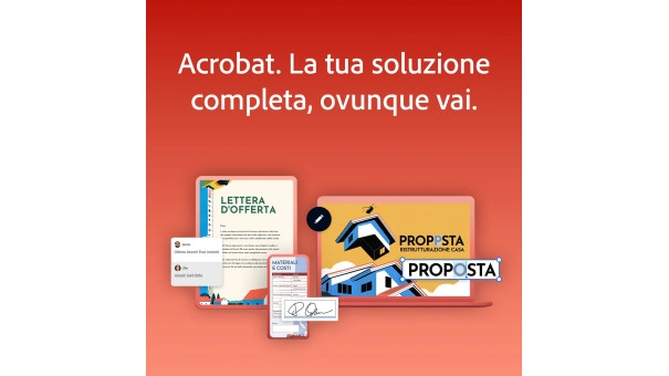 Adobe Acrobat Pro | 1 Utente | 1 Anno