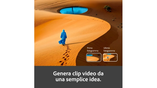 Adobe Firefly Standard | 1 anno | 2000 crediti AI al mese