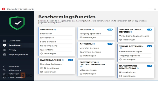 Bitdefender Internet Security 2026 | 5 Apparaten | 2 jaar | Automatische verlenging
