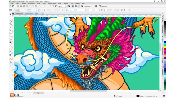 CorelDRAW Graphics Suite 365 | Student version | 1 An | Windows - Mac