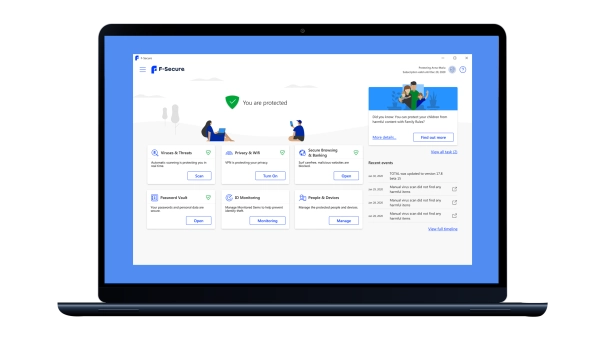 F-Secure Total + VPN | 5 Devices | 1 Year