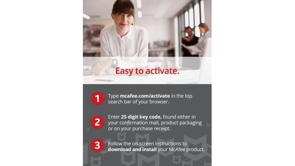 McAfee AntiVirus Plus 2024 | 3 devices - 1 year