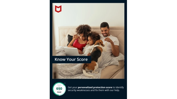 McAfee Total Protection 2026 + VPN | 10 Enheter | 1 År | Windows - Mac - Android - iOS