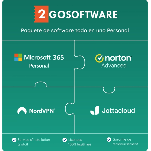 Paquete Personal Todo-en-uno 2GO Software 
