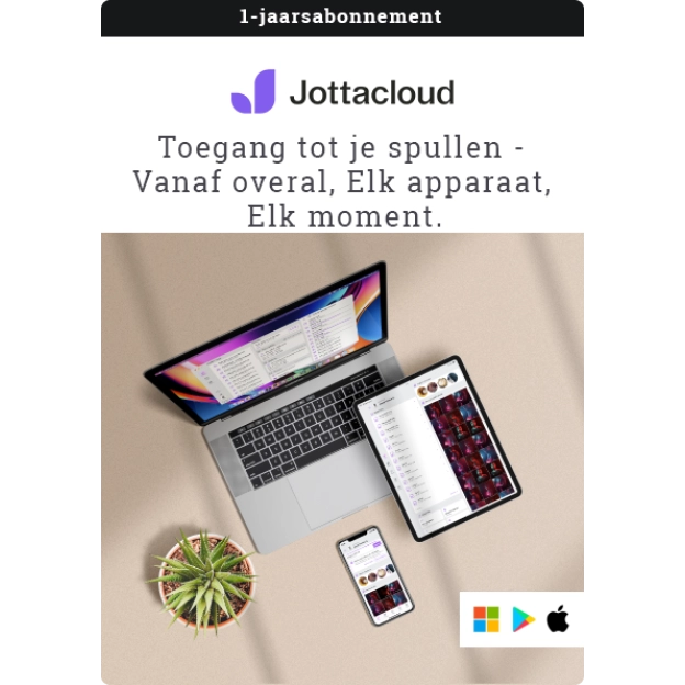 Jottacloud Home | 5 Gebruiker | 1 Jaar | 5 TB Cloudopslag | Windows - Mac - iOS - Android