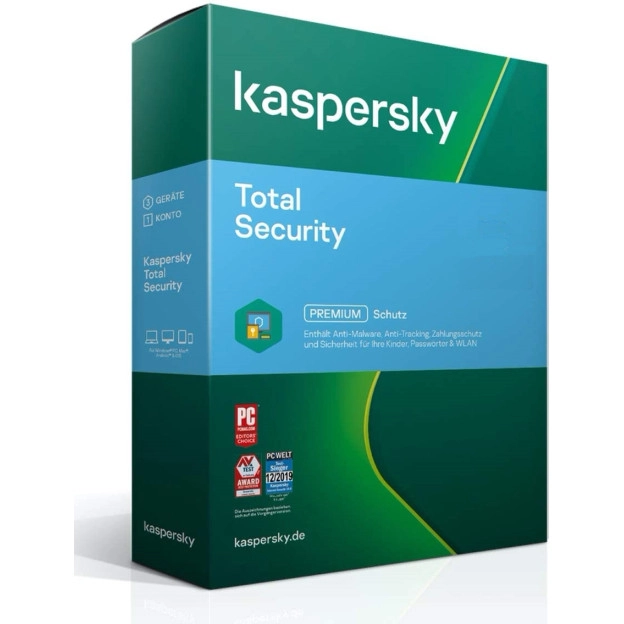 Kaspersky Total Security | 3 Geräte | 2 Jahre | 2024