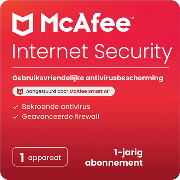 McAfee Internet Security 2026 | 1 Apparaat | 1 jaar | Windows - Mac - Android - iOS