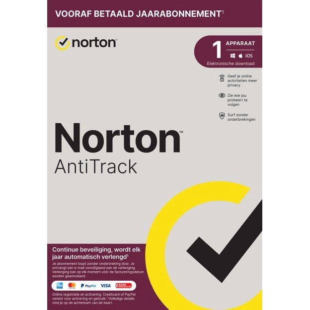 Norton AntiTrack | 1 Apparaat | 1 Jaar