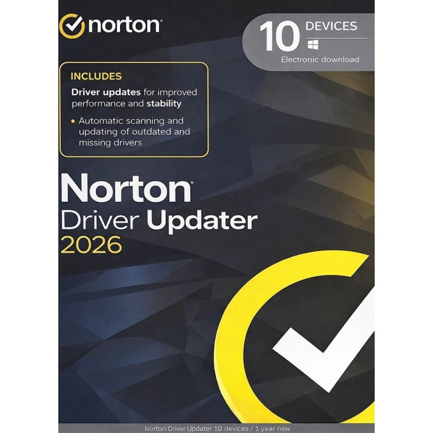 Norton Driver Updater | 10 Devices | 1 Year