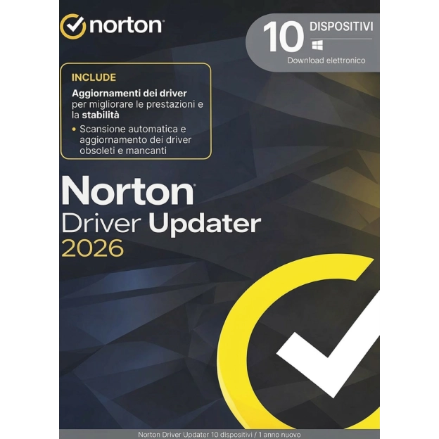 Norton Driver Updater | 10 Dispositivi | 1 Anno