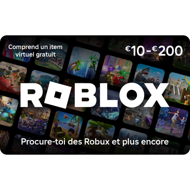 Roblox Gift Card | Choose Your Own Value | France