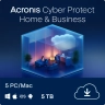 Acronis Cyber Protect Home & Business | Backup | 5000 GB Cloud-Speicher | 5 PC