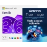Familia Microsoft 365 + Acronis True Image Essentials | 1 PC | 1 Año