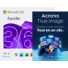 Microsoft 365 Famille + Acronis True Image Essentials | 1 PC | 1 an