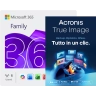 Microsoft 365 Family + Acronis True Image Advanced | 50 GB Cloud | 1 PC | 1 Anno
