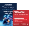 Acronis True Image Essentials | 1 PC | 1 Año + McAfee Total Protection | 5 PC | 1 Año