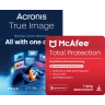 Acronis True Image Essentials | 1 PC | 1 Jaar + McAfee Total Protection | 5 PC | 1 Jaar