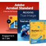 Acrobat Standard + Norton 360 Deluxe + Acronis Essentials