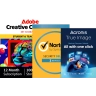 Adobe Creative Cloud Pro (alle Apps) Student & Teacher Edition + Norton Security Deluxe + Acronis True Image Advanced