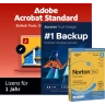Acrobat Standard + Norton 360 Deluxe + Acronis Essentials
