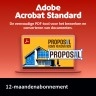 Adobe Acrobat Standard | 1 Gebruiker | 1 Jaar