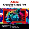Adobe Creative Cloud Pro (tutte le applicazioni) | Abbonamento | 1 Anno | 100 GB Cloud