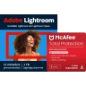 Adobe Lightroom CC + McAfee Total Protection | 1 enhet | 1 TB molnlagring