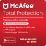 McAfee Total Protection 2026 | 5 Dispositivi | 1 Anno | Windows - Mac - Android - iOS