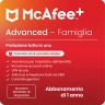 McAfee+ Advanced Family | 1 Anno | Dispositivi illimitati | Windows - Mac - iOS - Android - ChromeOS