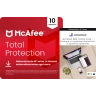 McAfee Total Protection 2026 | 10 Dispositivi + Jottacloud Personal Unlimited | Archiviazione cloud protetta illimitata