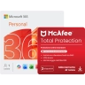 Microsoft 365 Personal + McAfee Protection | 3 Dispositivi | 1 Anno