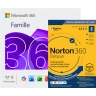 Microsoft 365 Family + Norton 360 Deluxe | 5 Geräte | 1 Jahr