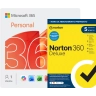 Microsoft 365 Personal + Norton 360 Deluxe con Norton Utilities | 5 Dispositivi | 1 Anno