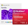 Microsoft 365 Familia + McAfee+ Premium Family | 1 Año